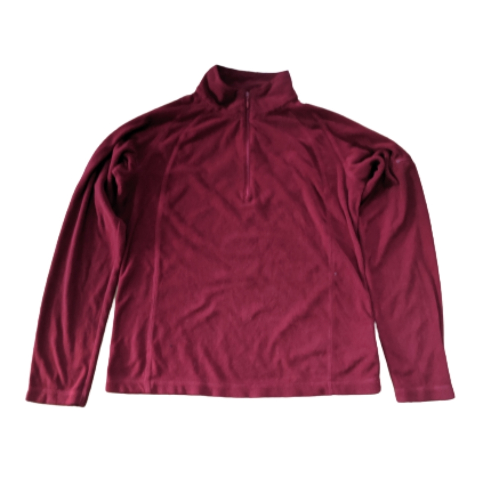 Columbia Lightweight Quarter Zip Fleece Pullover Women's Size Medium